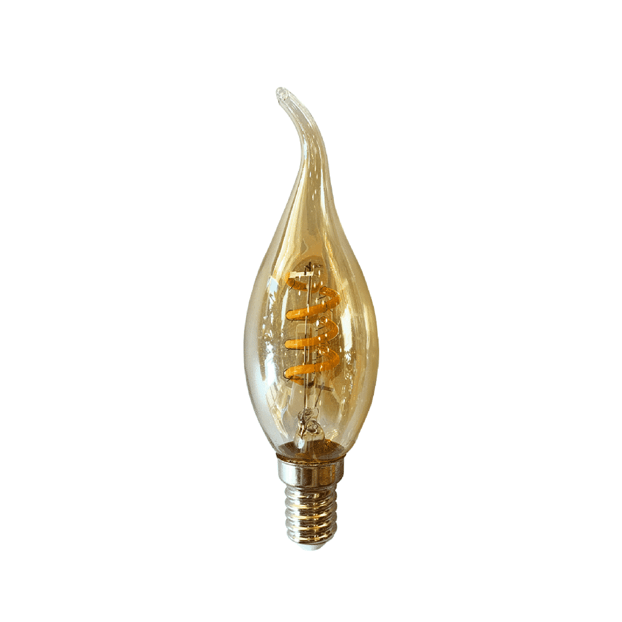 Manhattan Gelijkenis Schema E14 LED kaarslamp tip amber | 1.8 Watt | 2200K - WilroLighting